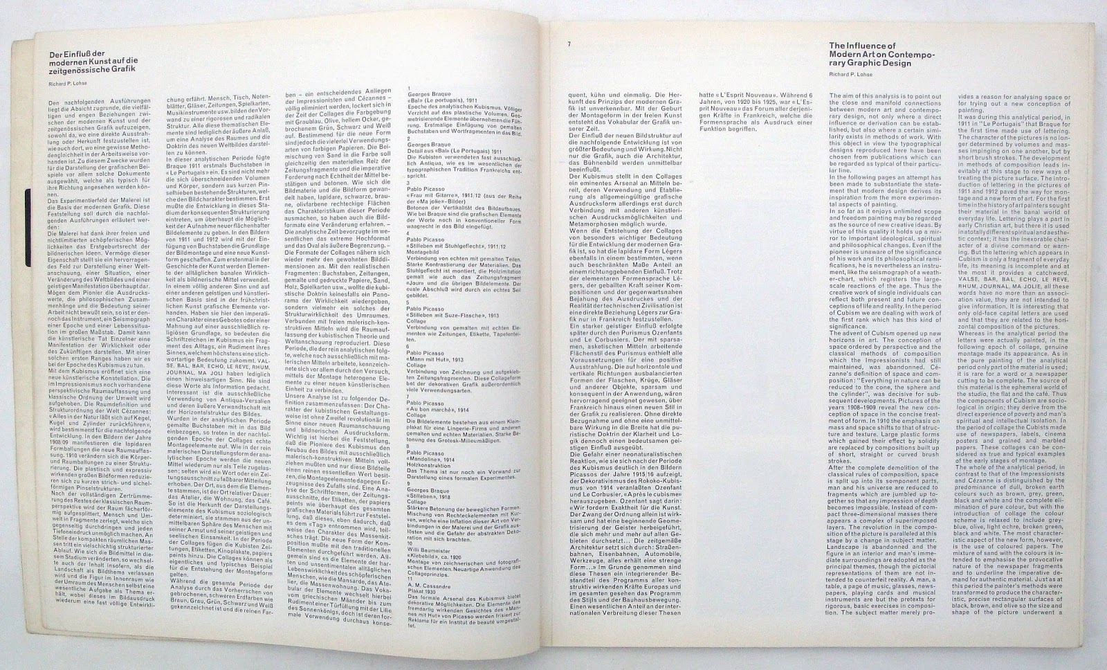 Neue Grafik / New Graphic Design / Graphisme actual / Issue 1, September, 1958