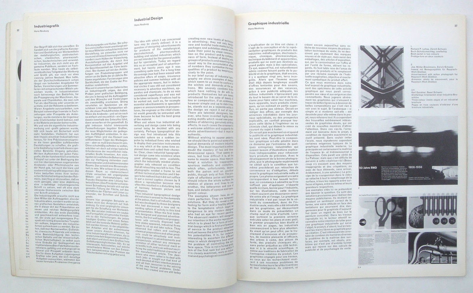 Neue Grafik / New Graphic Design / Graphisme actual / Issue 1, September, 1958