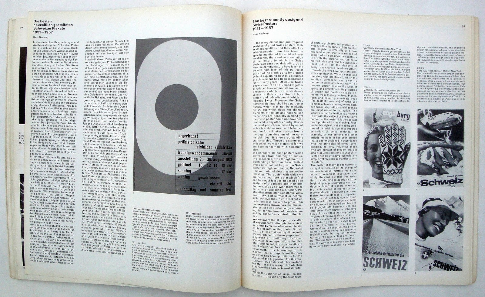 Neue Grafik / New Graphic Design / Graphisme actual / Issue 1, September, 1958