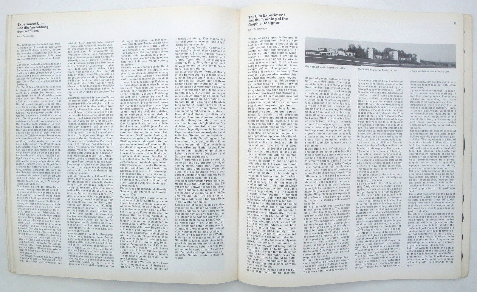 Neue Grafik / New Graphic Design / Graphisme actual / Issue 1, September, 1958