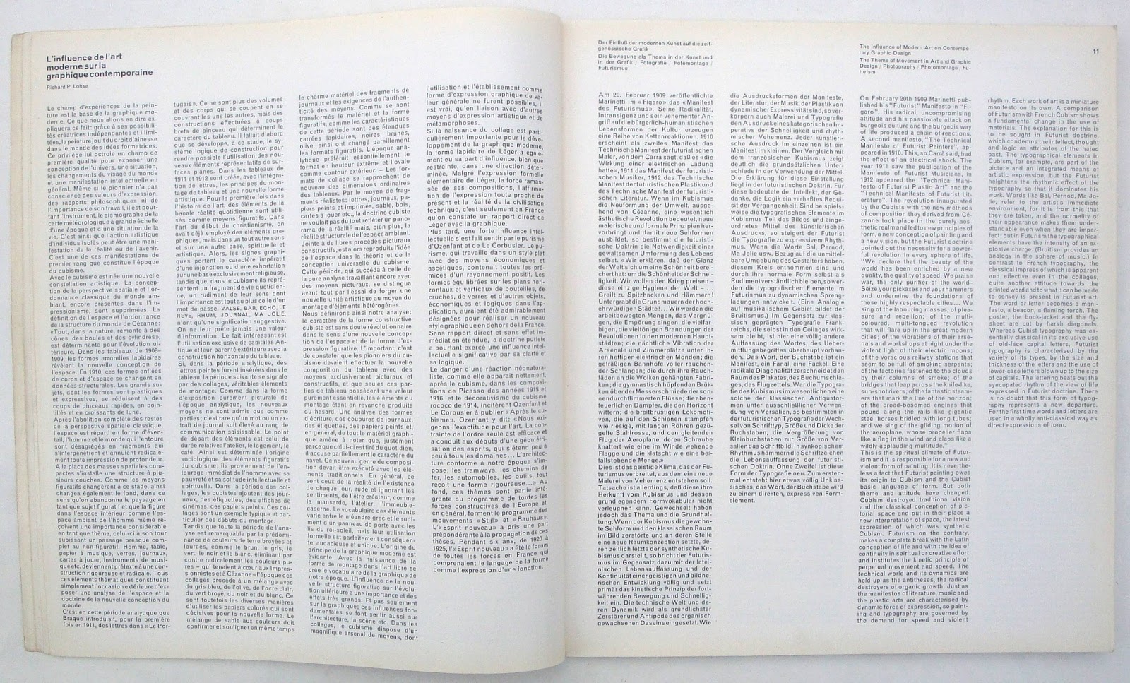 Neue Grafik / New Graphic Design / Graphisme actual / Issue 1, September, 1958