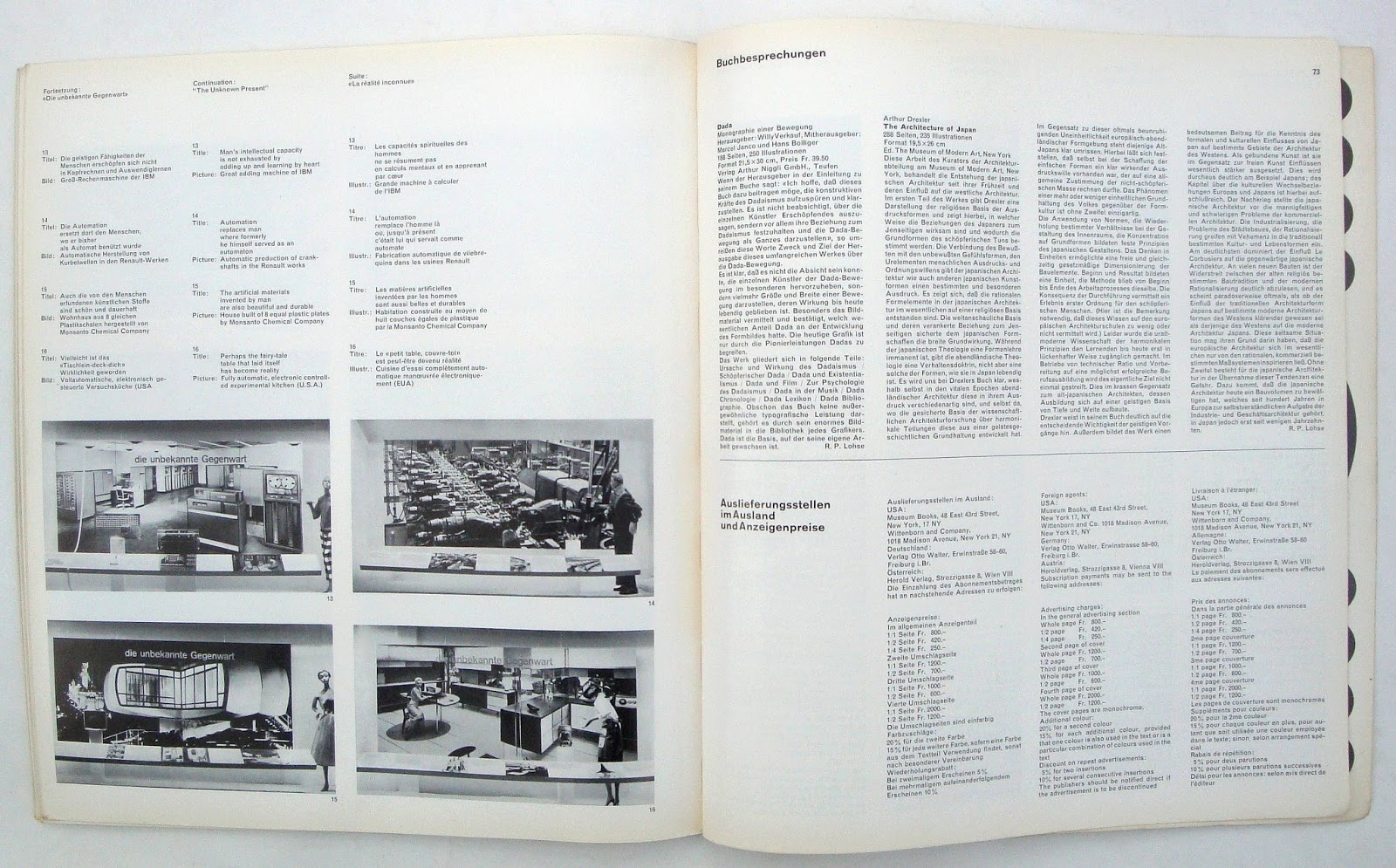 Neue Grafik / New Graphic Design / Graphisme actual / Issue 1, September, 1958