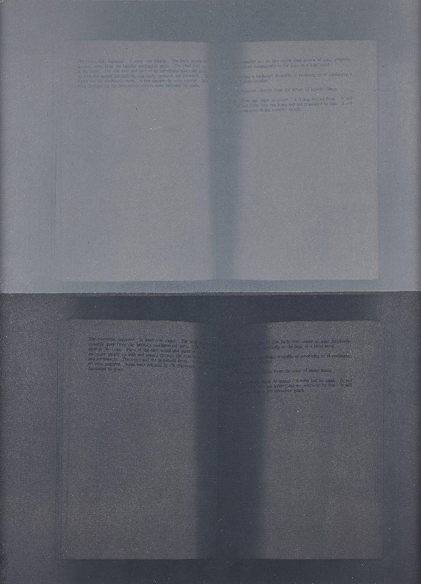 Art & Language: Sighs Trapped By Liars (the convertible exploded), (58.6 x 42.3 cm) 1996.