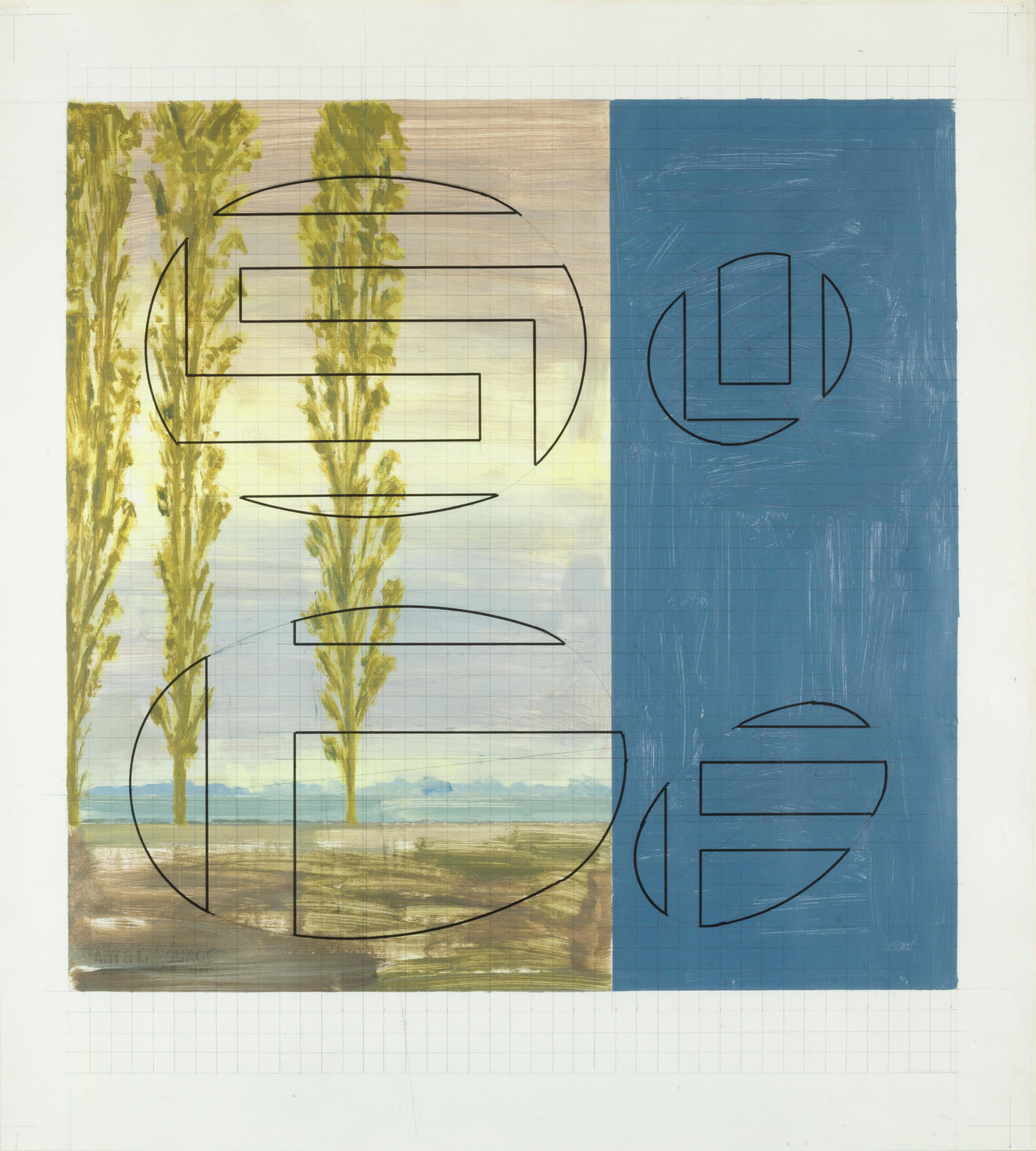 Art & Language: Untitled, (108 x 98 cm) 1990.