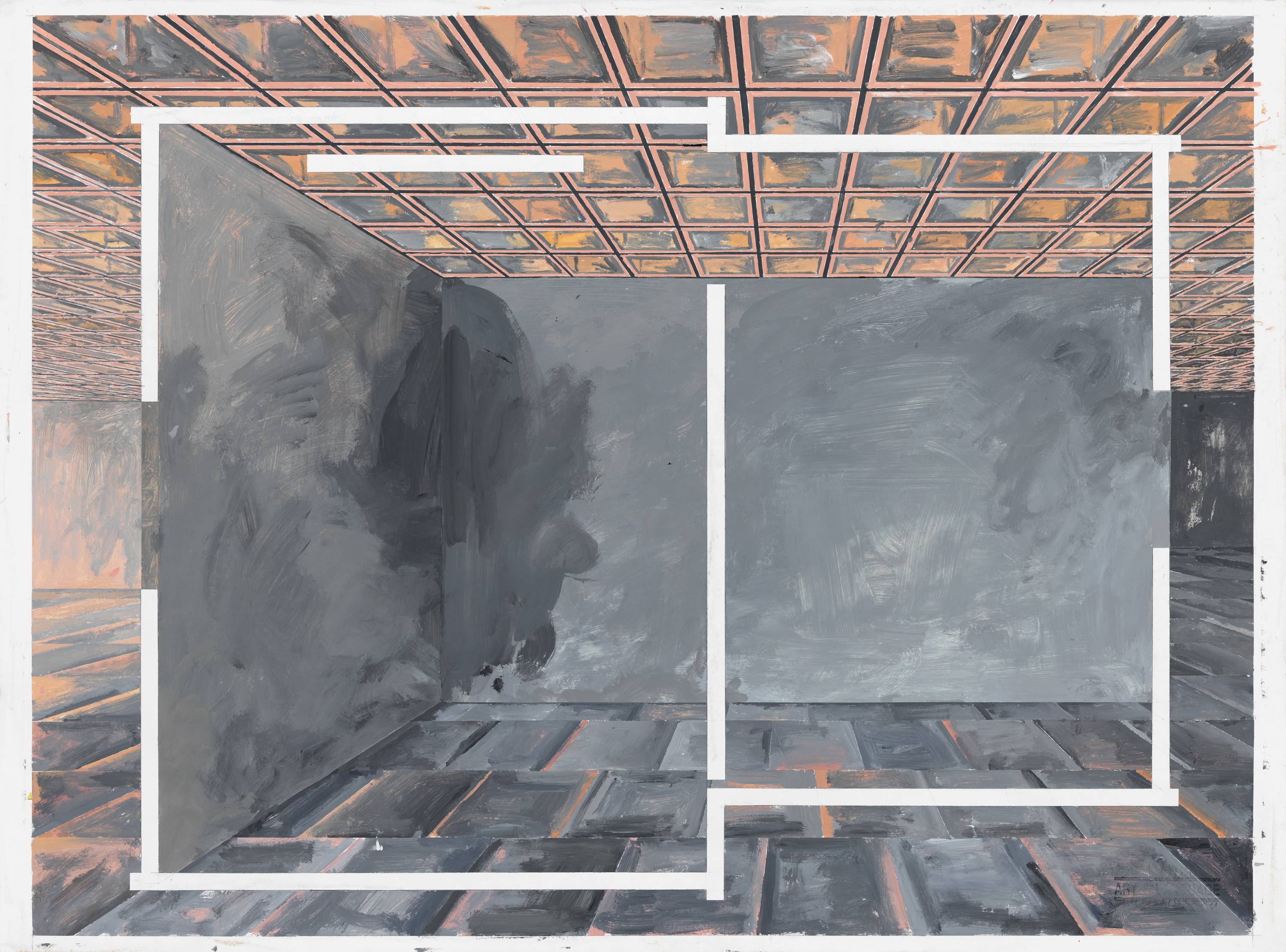 Art & Language: Unit Cure, Unit Ground X, (101.3 x 137 cm) 1987.