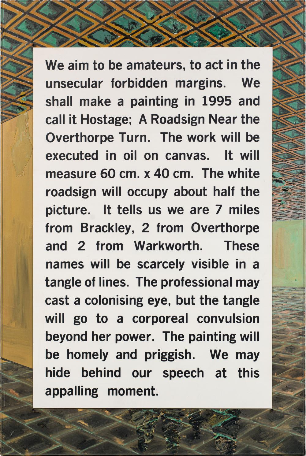 Art & Language. Hostage XIX, 1989.
