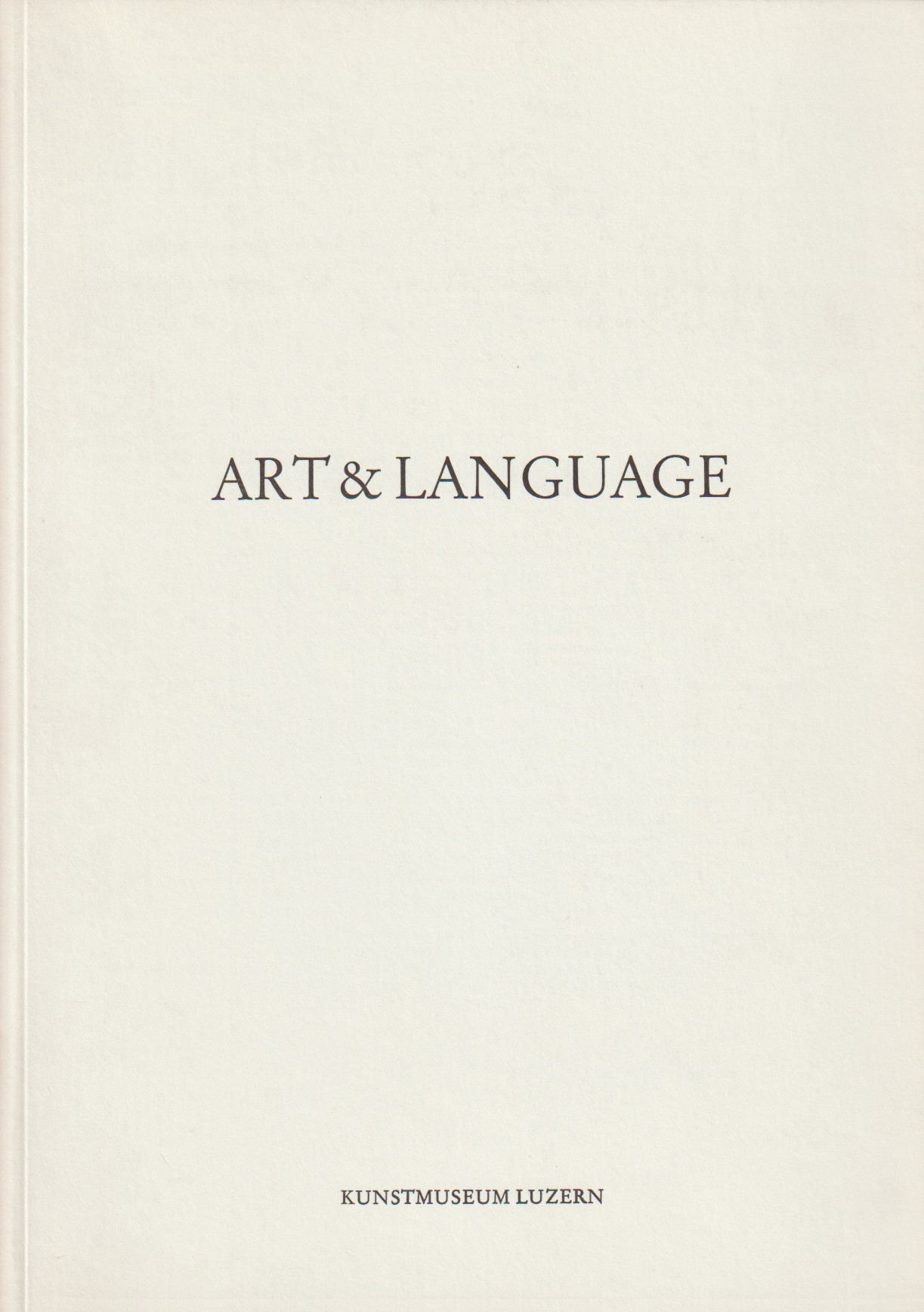 Proceedings / Art & Language 