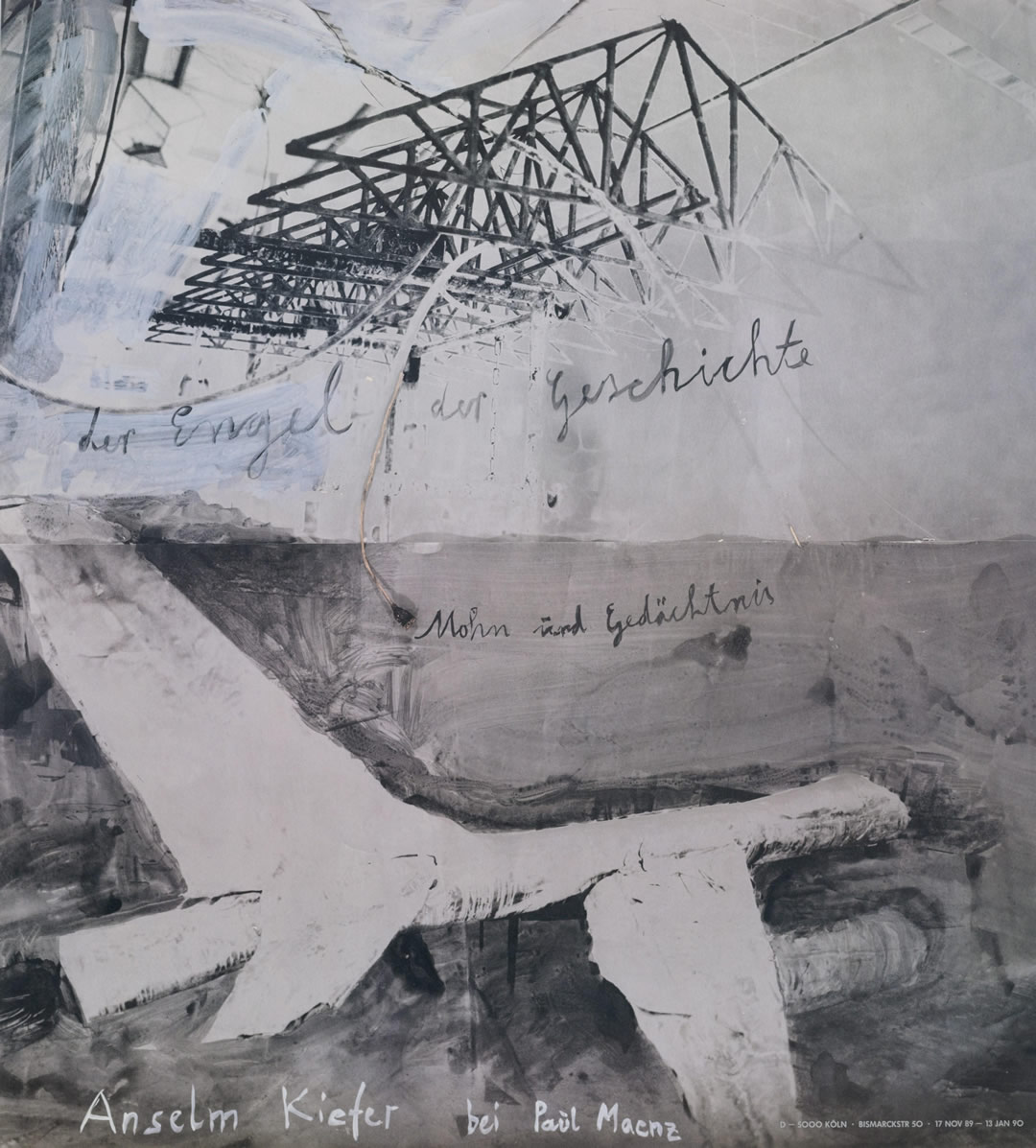 Anselm Kiefer Poster der Engel der Geschite Mohn und Gedächtnis