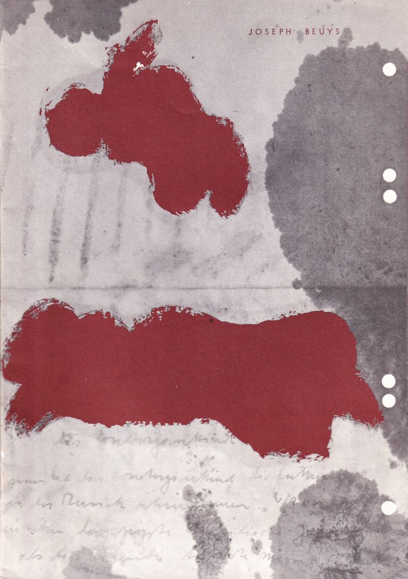 Joseph Beuys: Sammlung Hans und Franz van der Grinten, Kranenburg. Galerie im Taxis Palais, Innsbruck, 6. November bis 6. Dezember 1970 / Galerie Nächst St. Stephan, Wien, 5. Jänner bis 30. Jänner 1970 / Hans van der Grinten