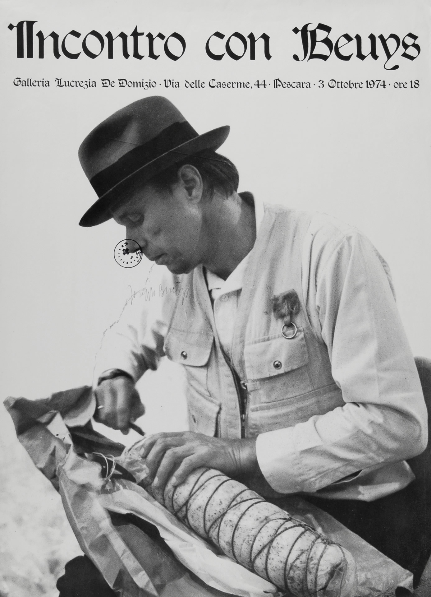 Meeting with Beuys, Galleria Lucrezia De Domizio, Pescara. 1974