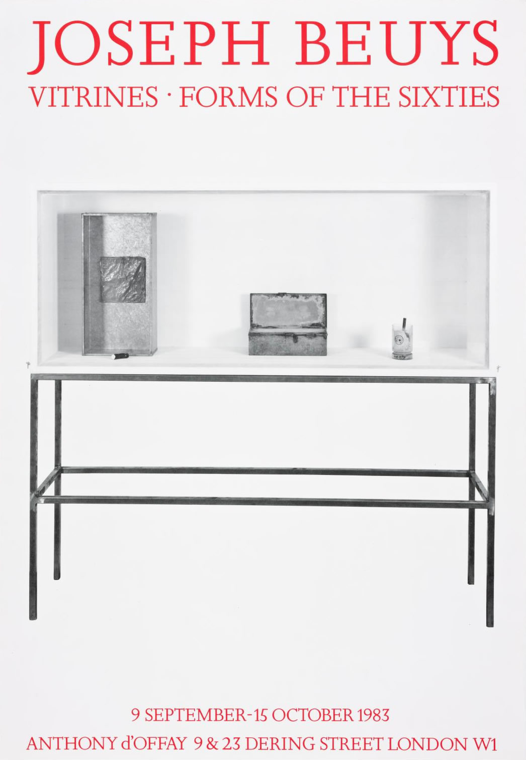 Joseph Beuys: Vitrines. Forms of the Sixties. 1983