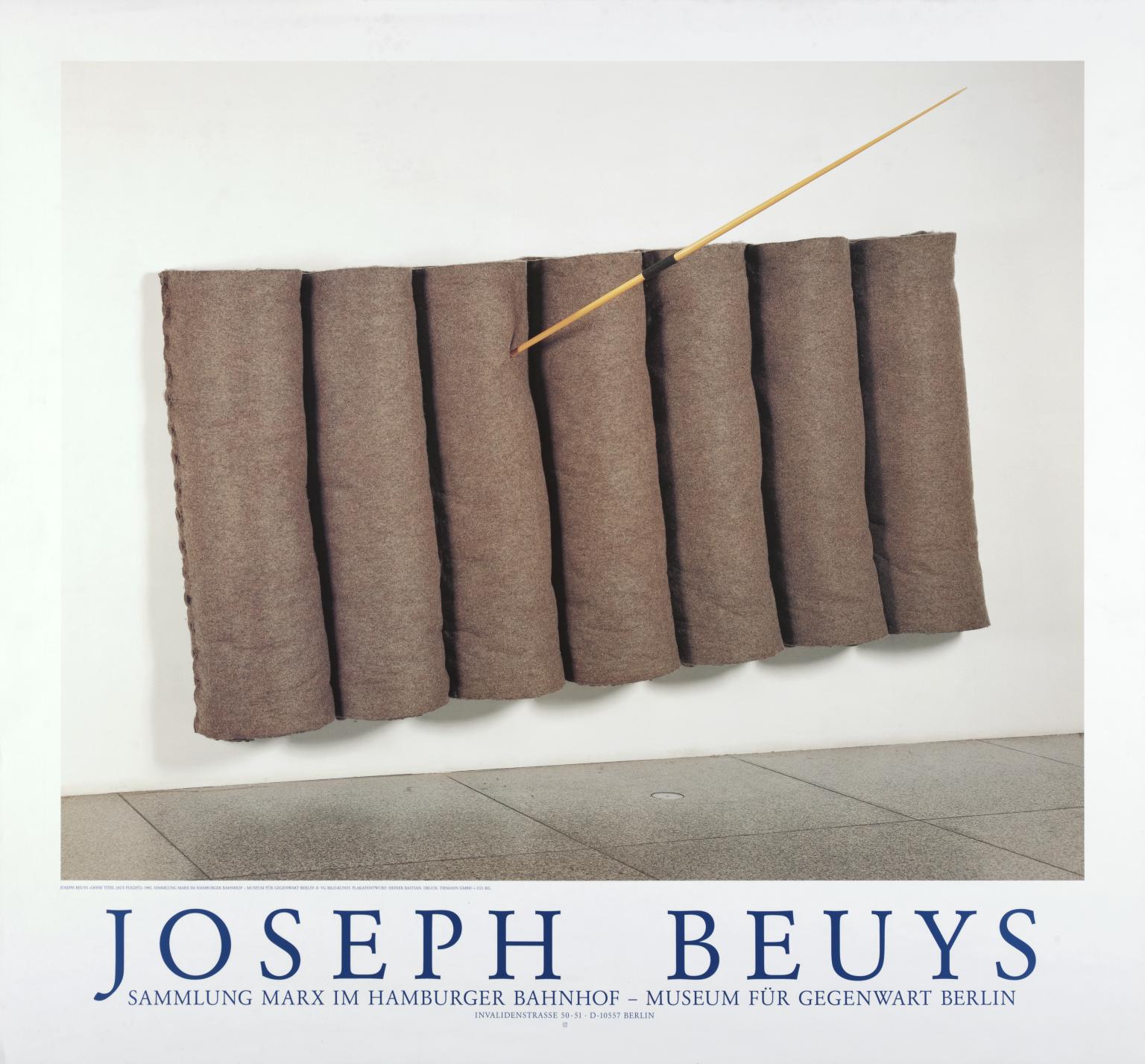Joseph Beuys: Marx Collection in Hamburg, Gegenwart Museum, Berlin. 1996