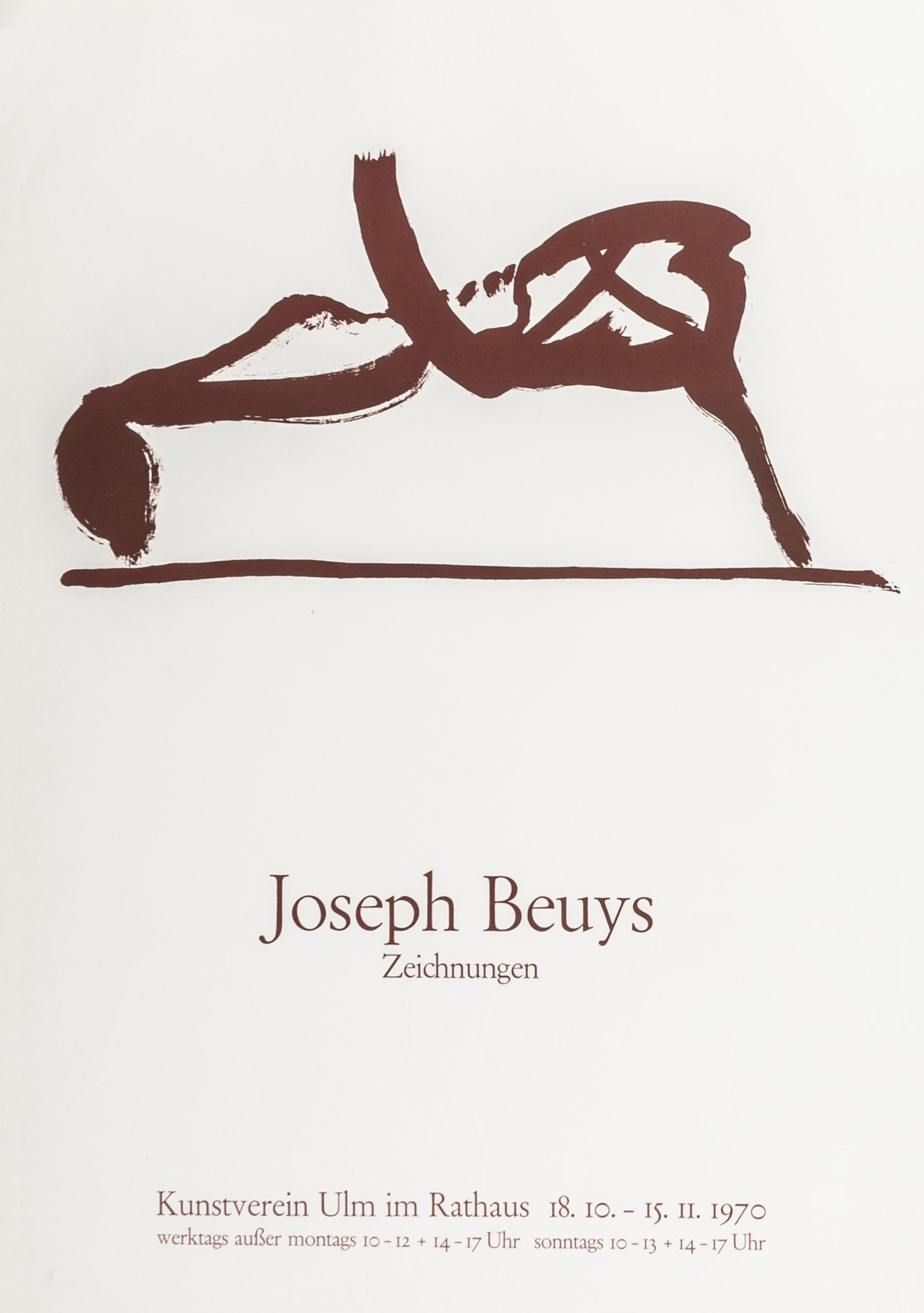 Joseph Beuys: Zeichnungen Kunstverein Ulm im Rathaus. 1970