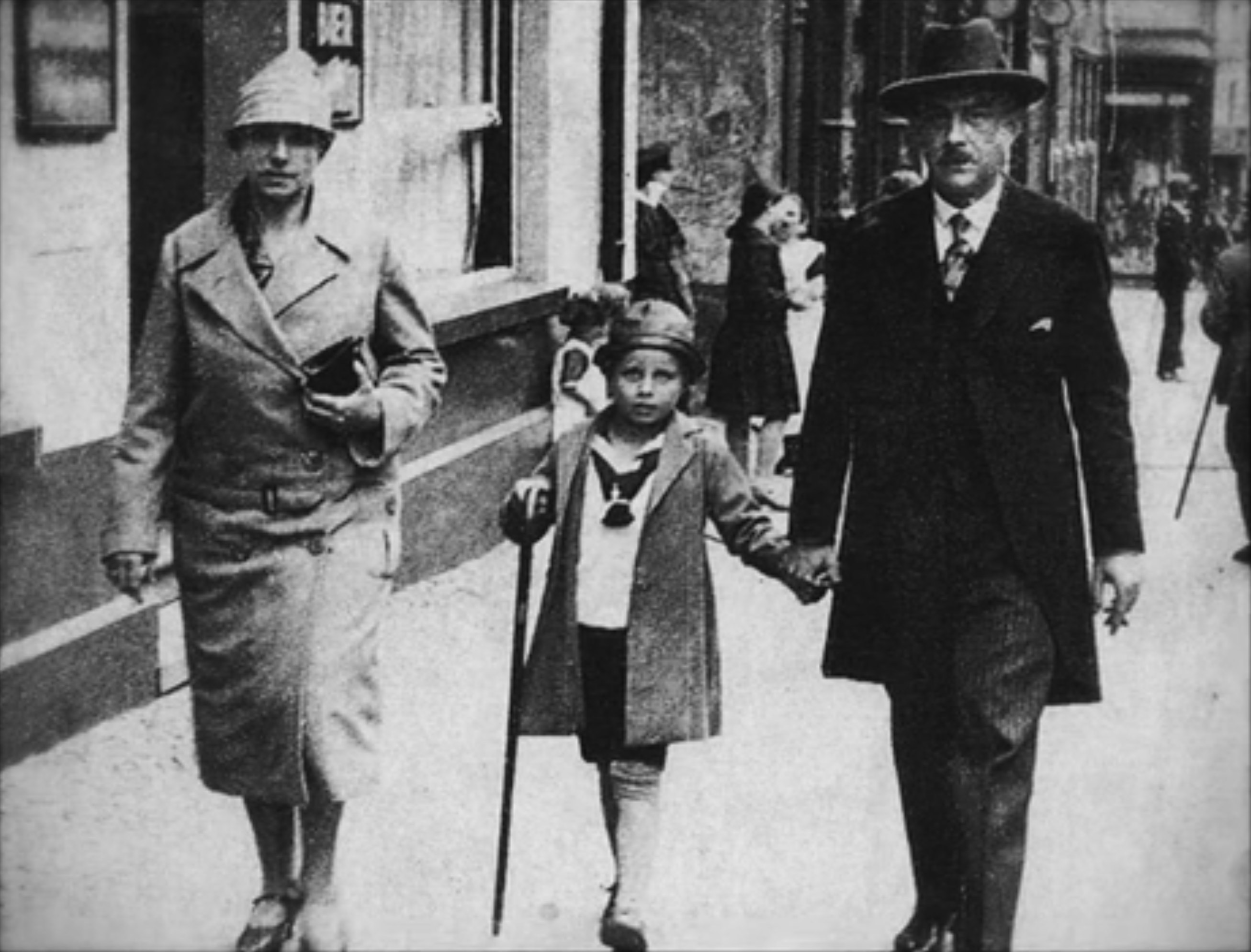Joseph Beuys aged five with his mother and father in Kleve, circa 1926 