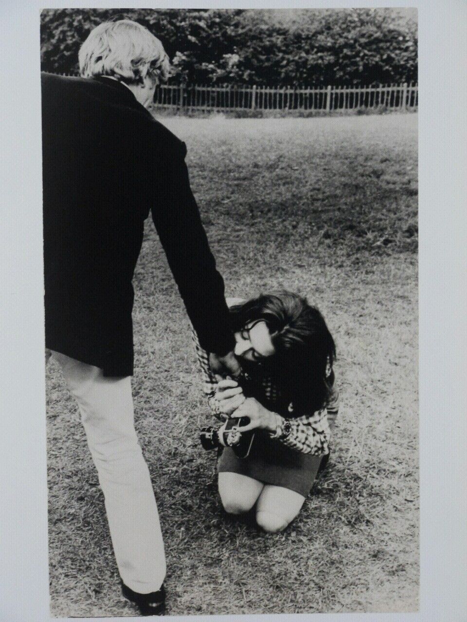 Blow-Up (1966), David Hemmings, Vanessa Redgrave, production still, Tazio Secchiaroli.