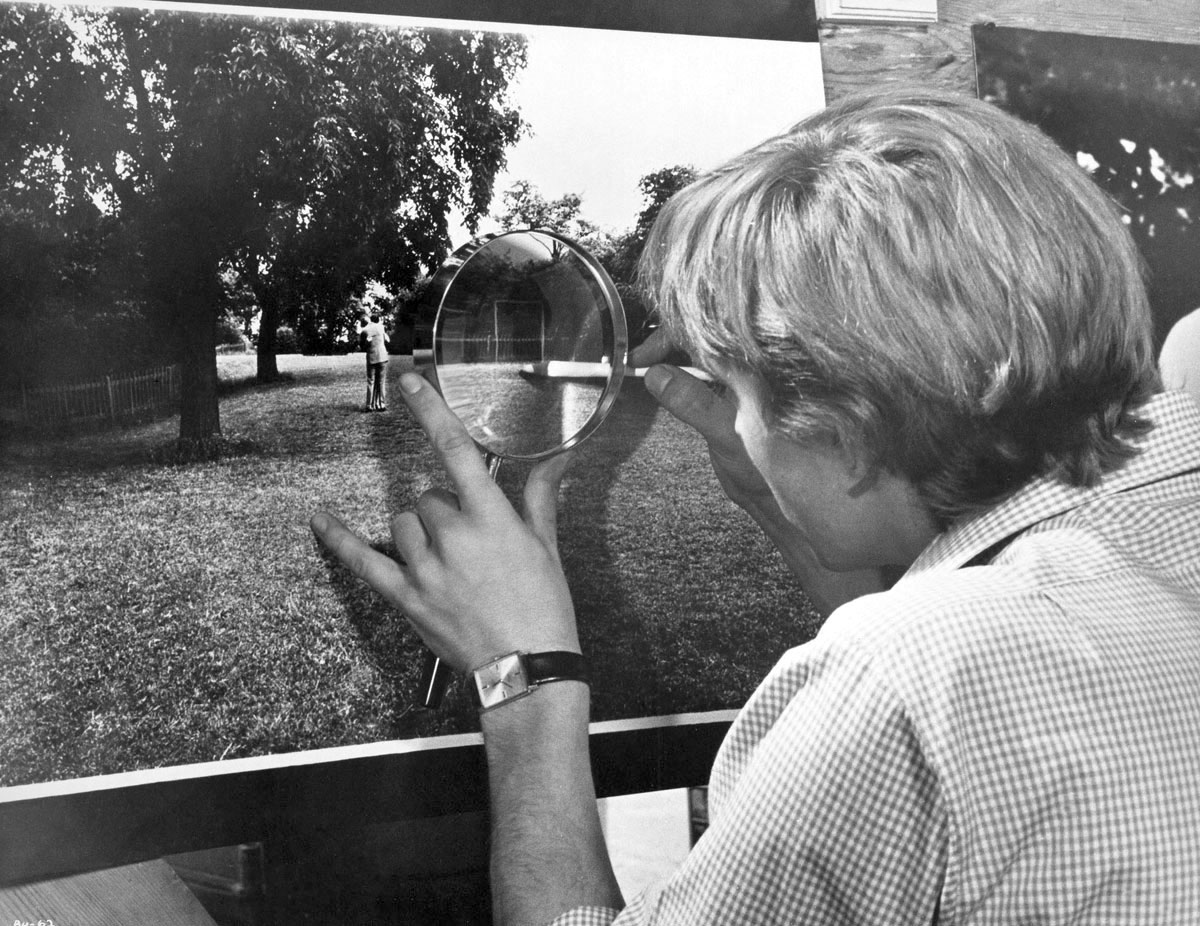 Blow-Up (1966), David Hemmings, production still, Arthur Evans.