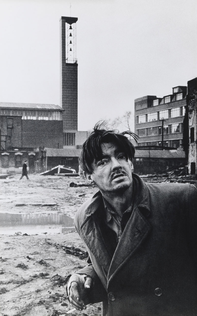 'Down-and-out begging for help', Aldgate, 1963, Don McCullin.