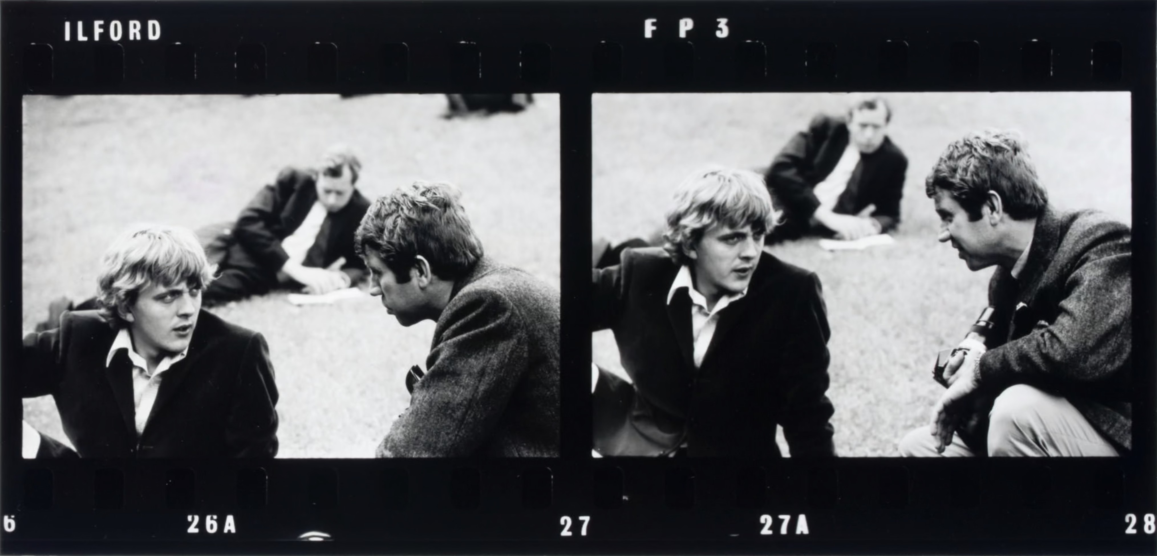 David Hemmings, Don McCullin, contact strip, 1966
