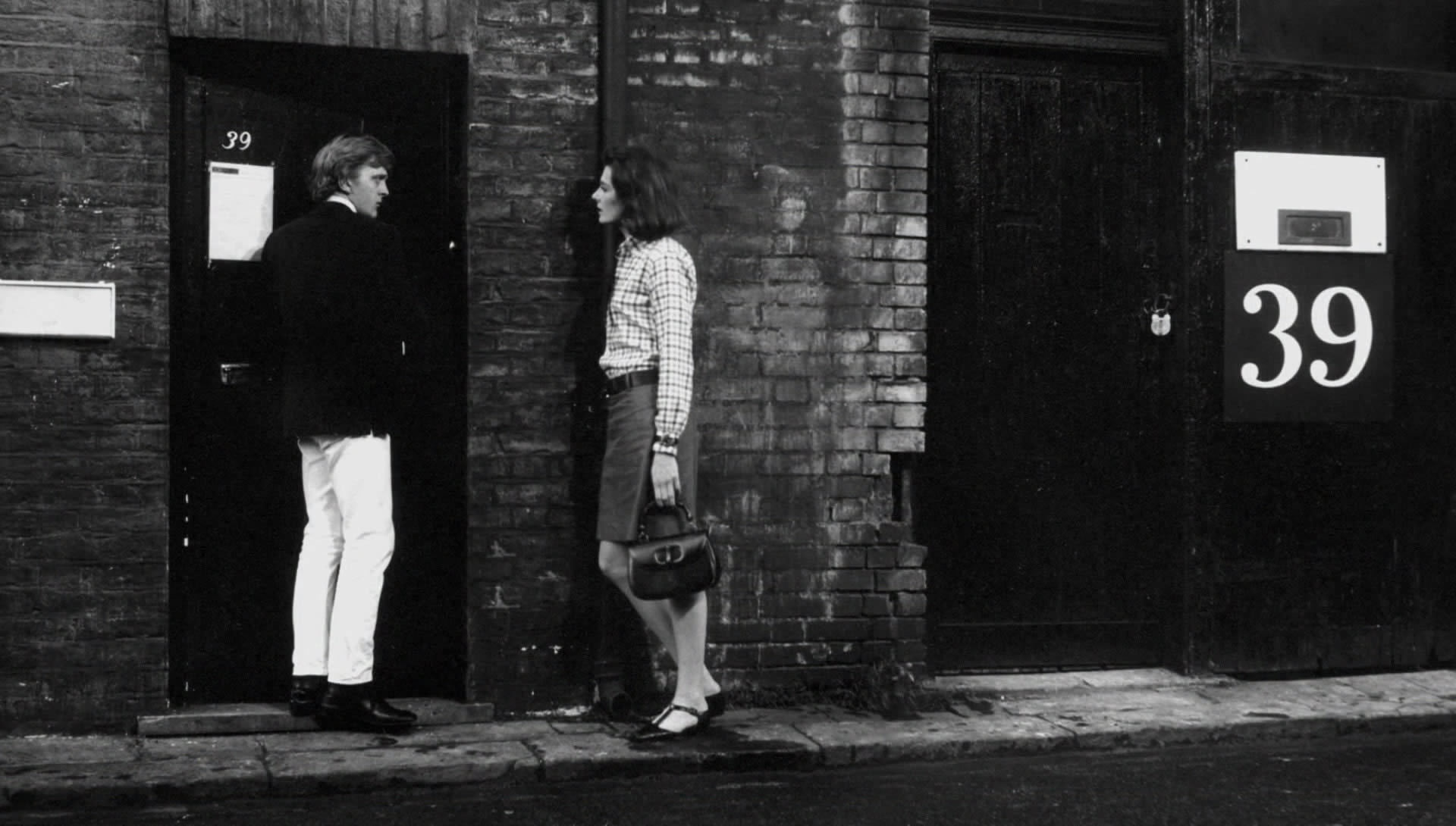 Blow-Up (1966), David Hemmings, Vanessa Redgrave, production still, Arthur Evans.