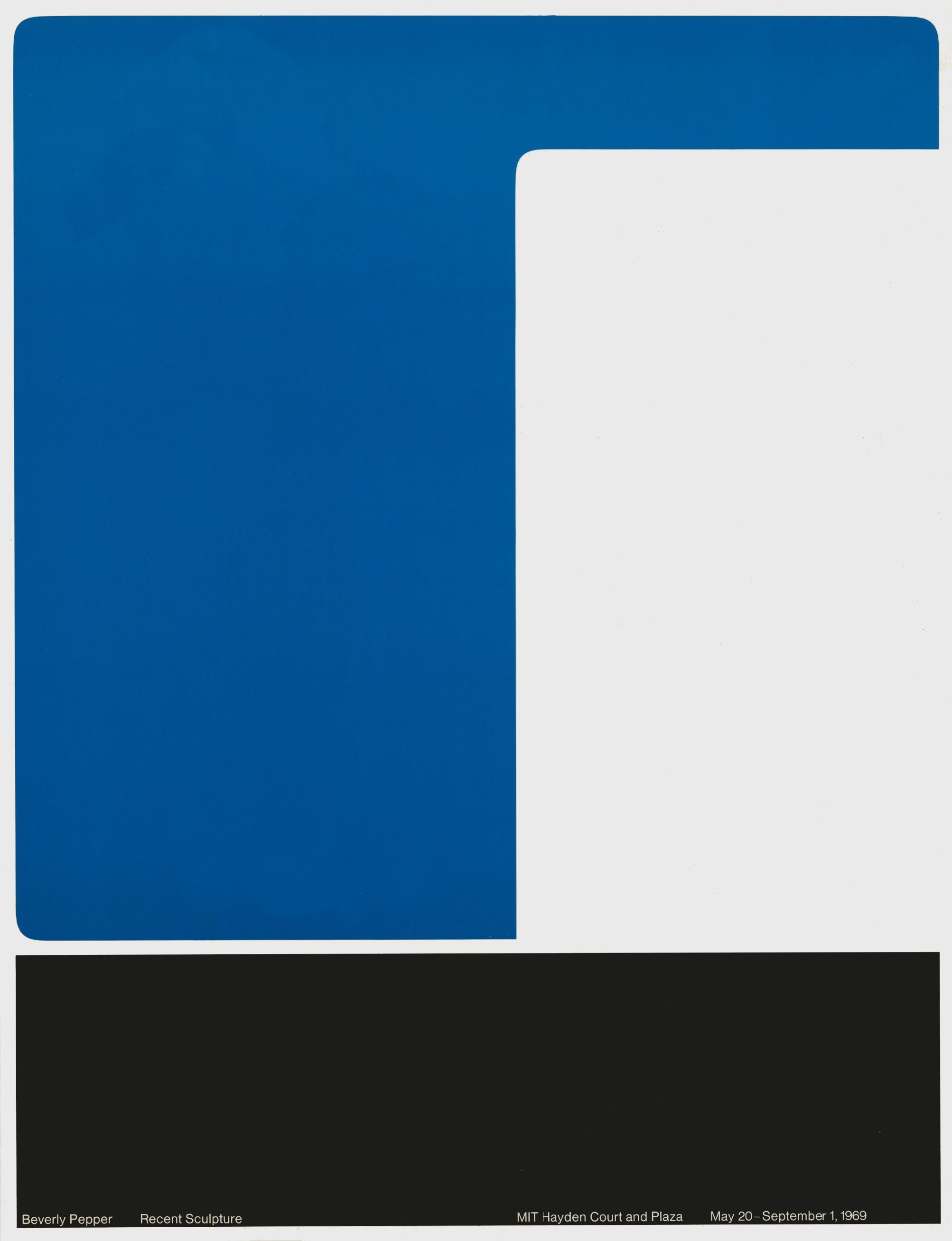 Jacqueline Casey:Beverly Pepper: Recent Sculpture, Poster, 1969.