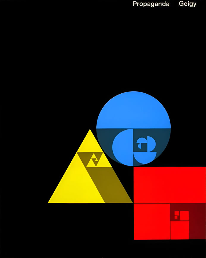 Propaganda Geigy. Designer: Jörg Hamburger, 1957