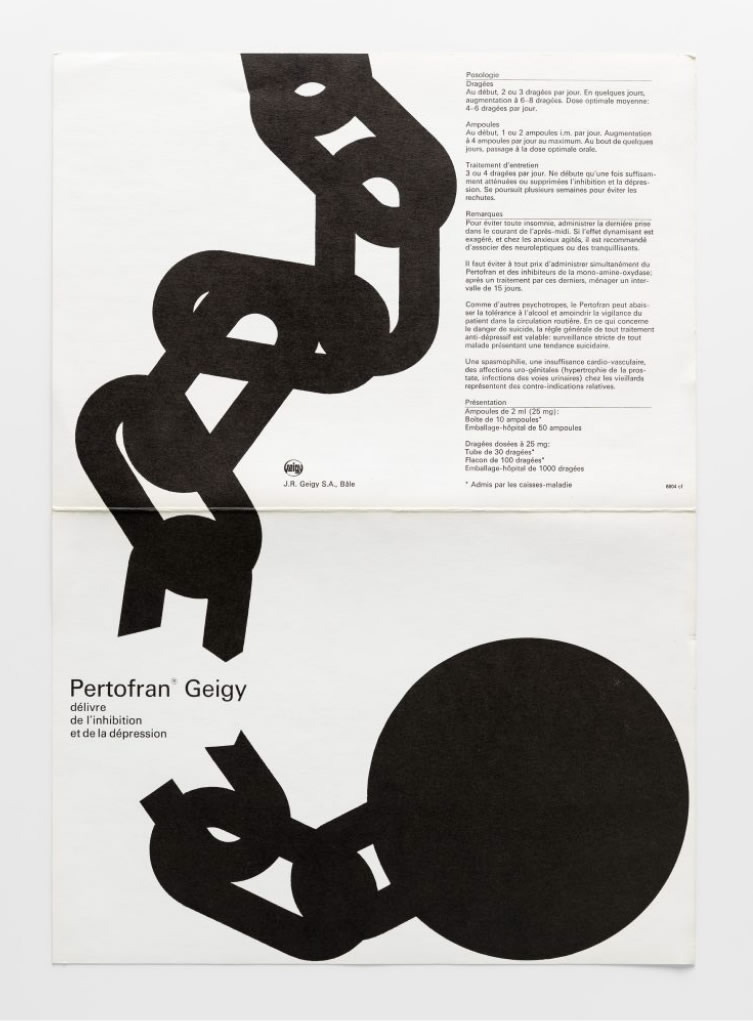 Pertofran Geigy. Designer: Max Schmid, 1962 