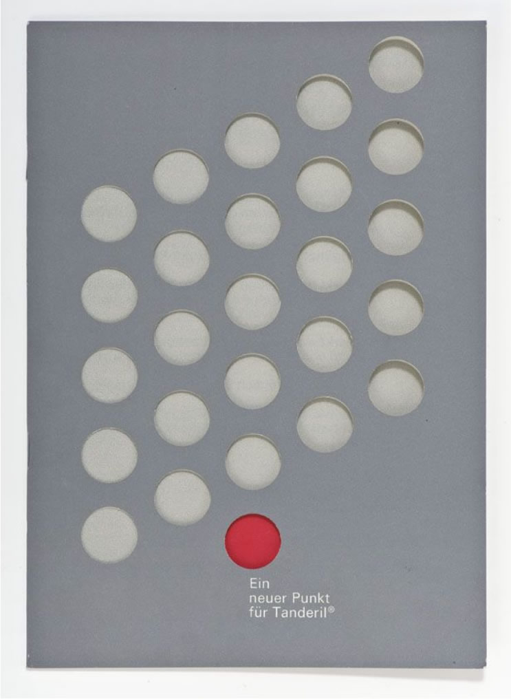 Ein neuer Punkt für Tanderil. Designer: Steff Geissbühler, 1964–1966