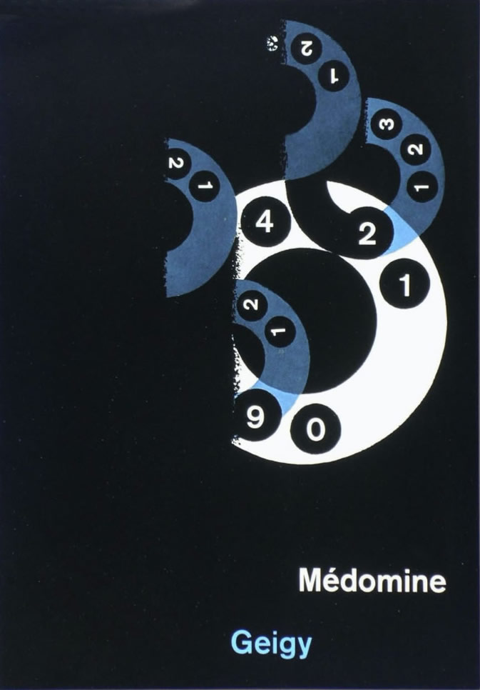 Médomine Geigy. Designer: unidentified. 1950s