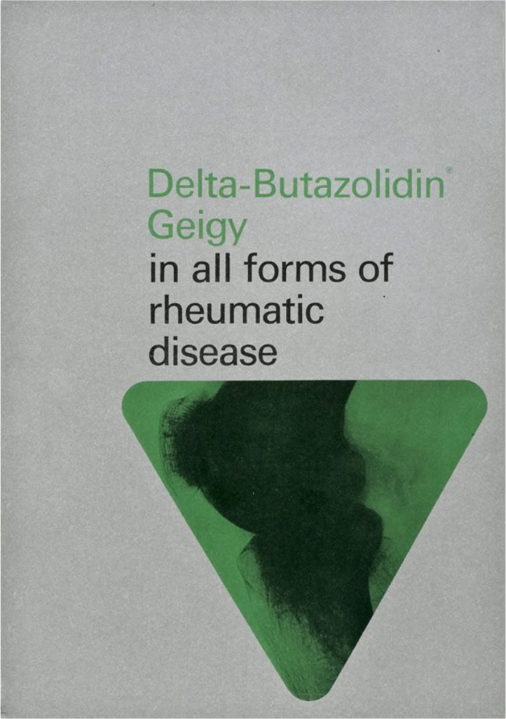 Delta-Butazolidin Geigy. Designer: Friedrich Schrag, 1960
