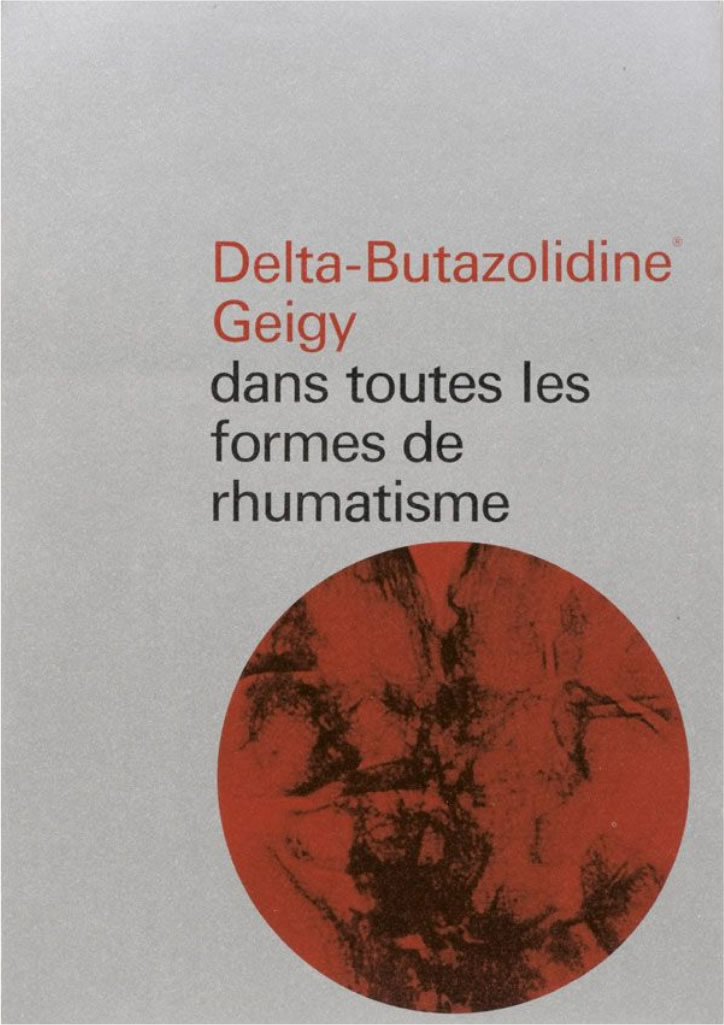 Delta-Butazolidin Geigy. Designer: Friedrich Schrag, 1960