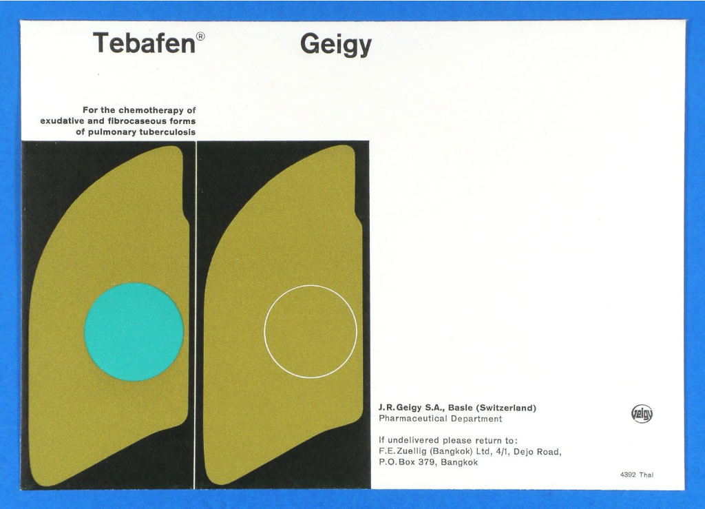 Tebafen Geigy. Designer: August Maurer
