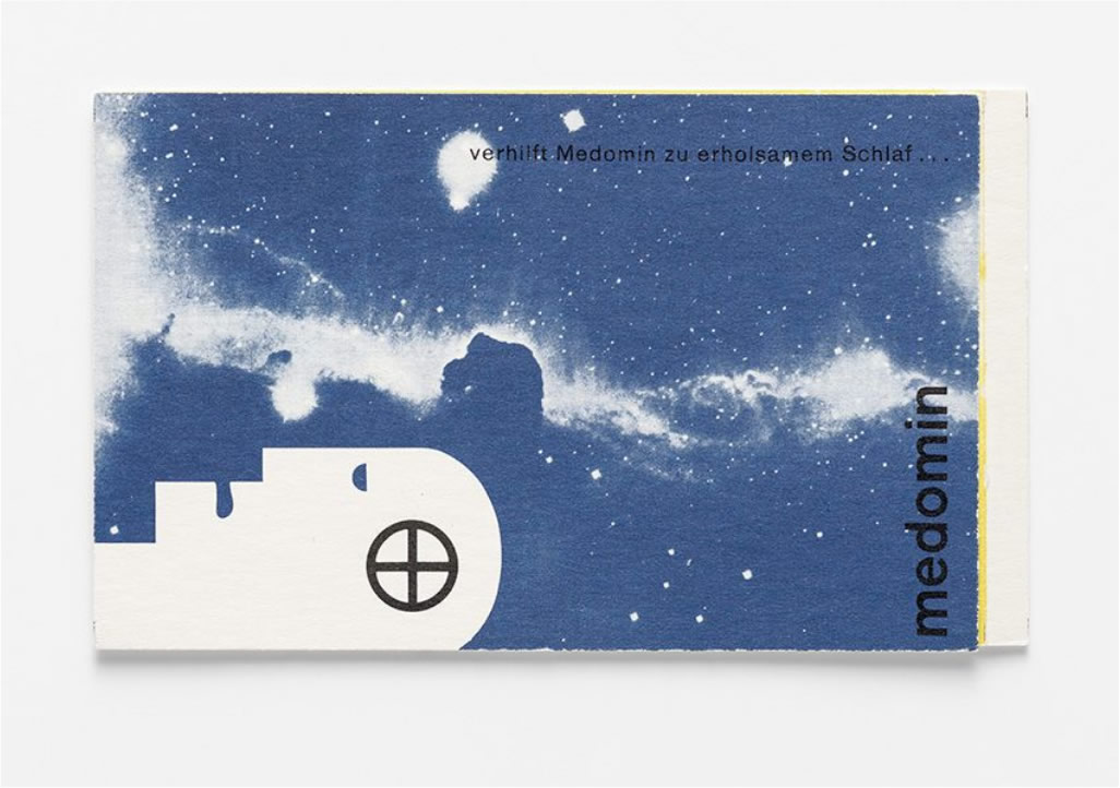 medomin. Designer: Atelier Müller-Brockmann, Zürich, CH, Nelly Rudin, 1953–1954