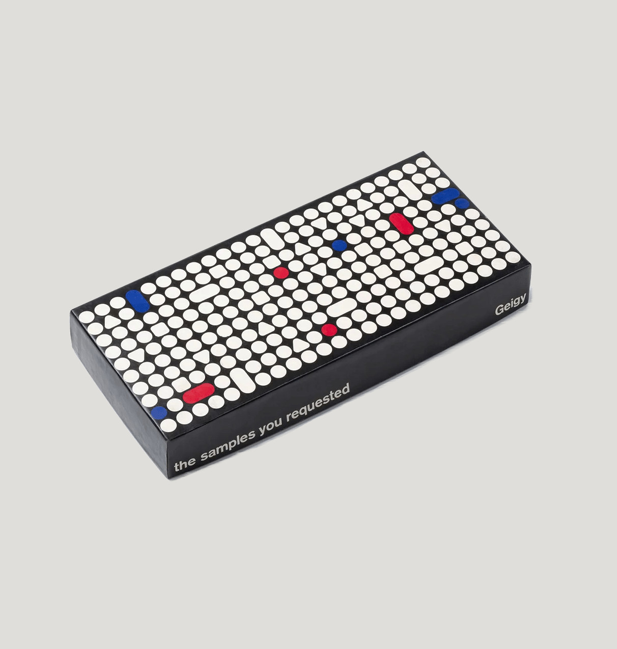 The samples you requested. Geigy. Designer: Fred Troller, 1964–1965