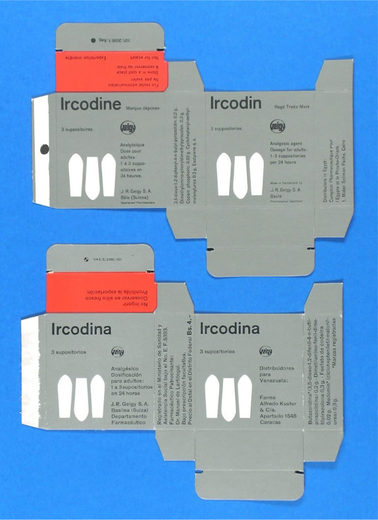 Ircodina. Designer: unidentified.
