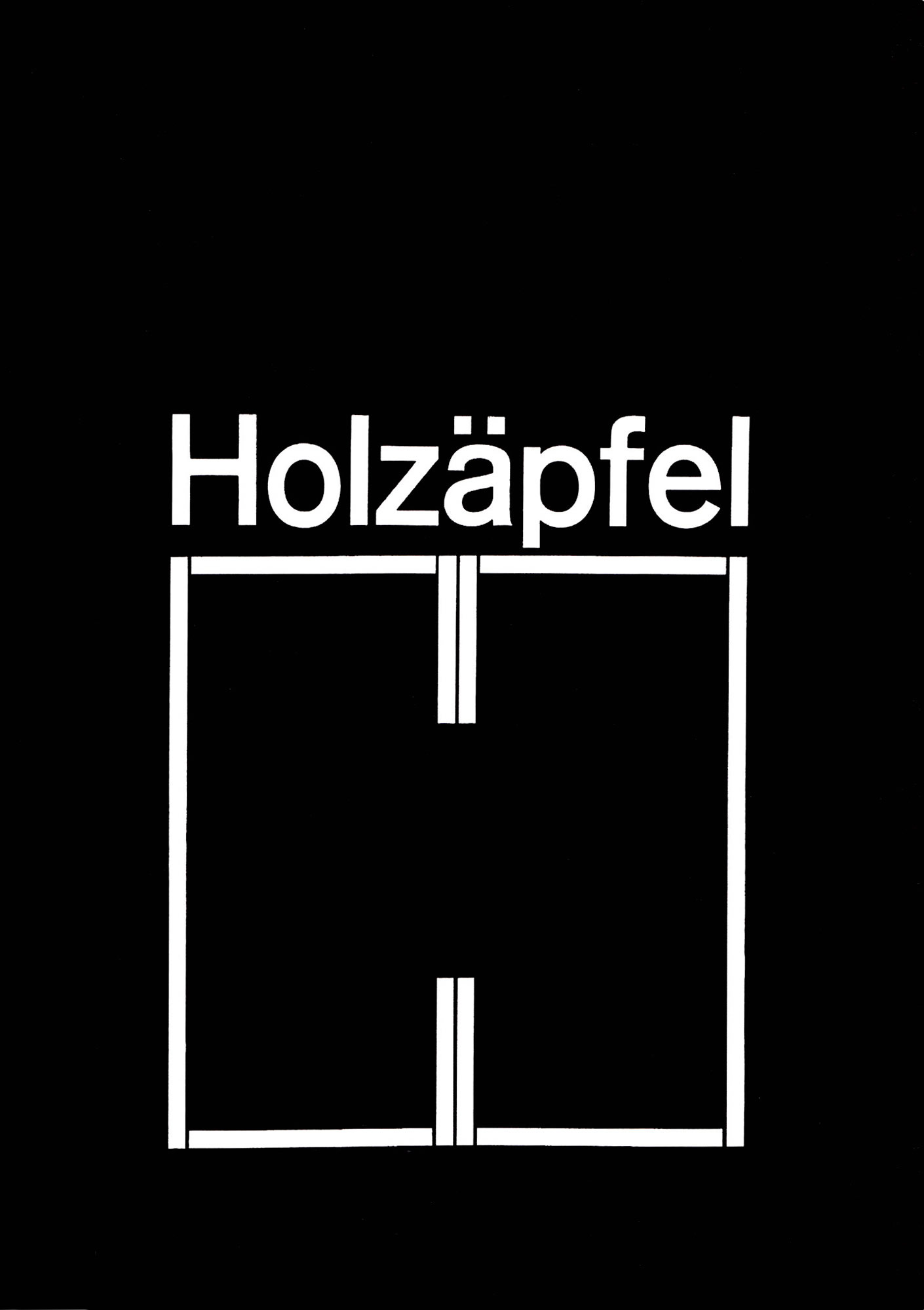 Holzäpfel. Logo. / Design: Karl Gerstner