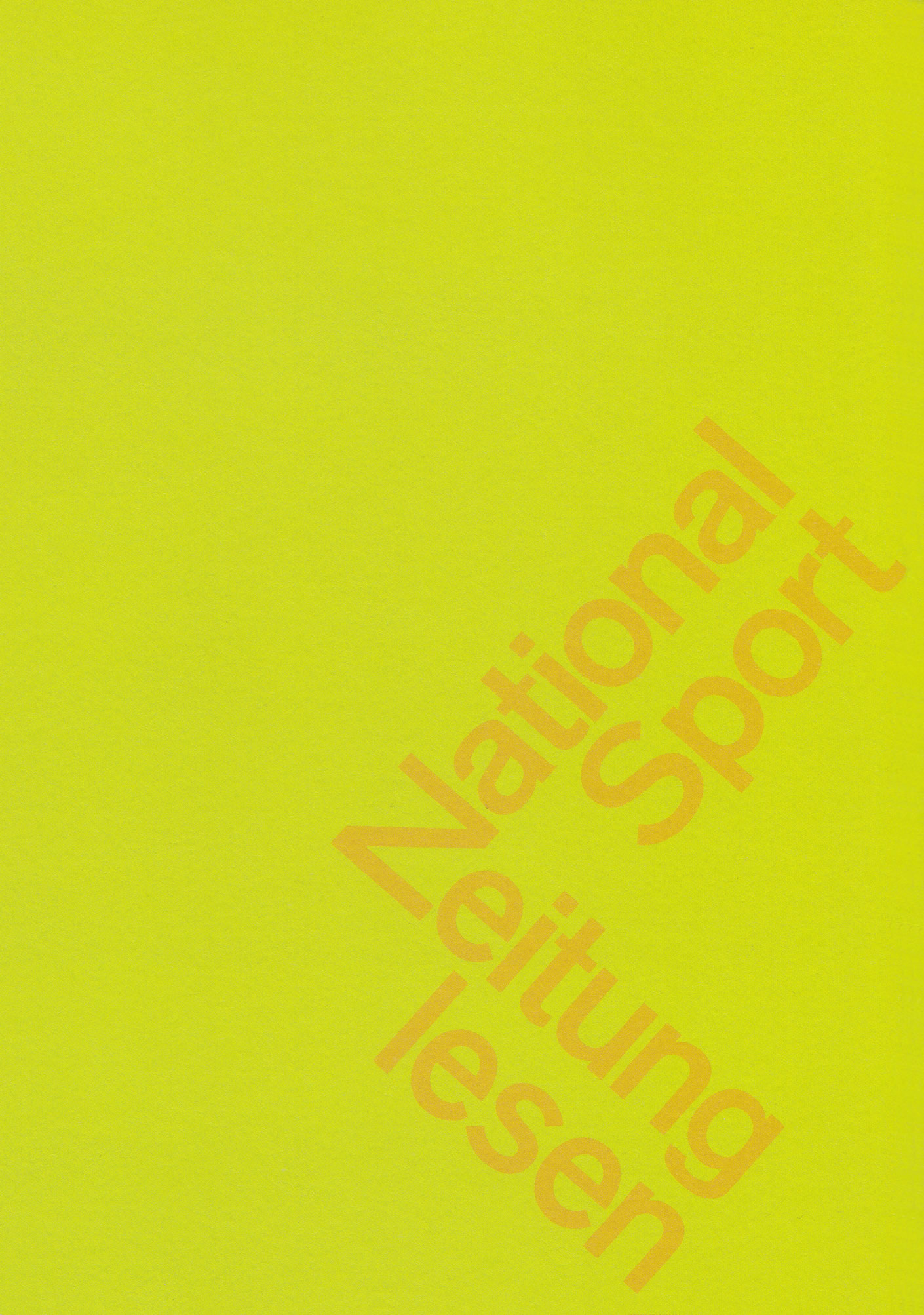National-Zeitung. Poster. / Design: Karl Gerstner