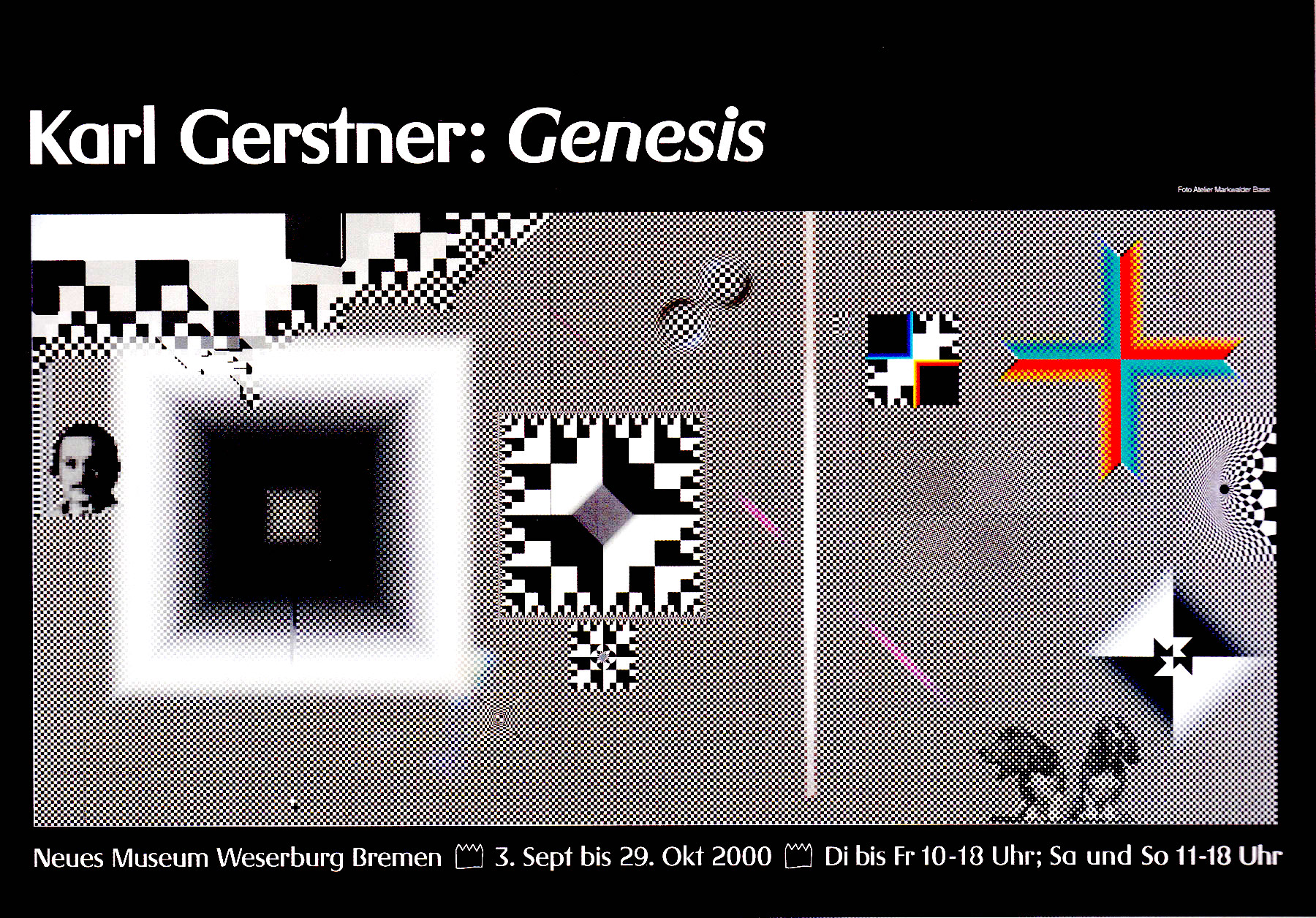 Genesis. Neues Museum Weserburg Bremen. Poster. / Design: Karl Gerstner