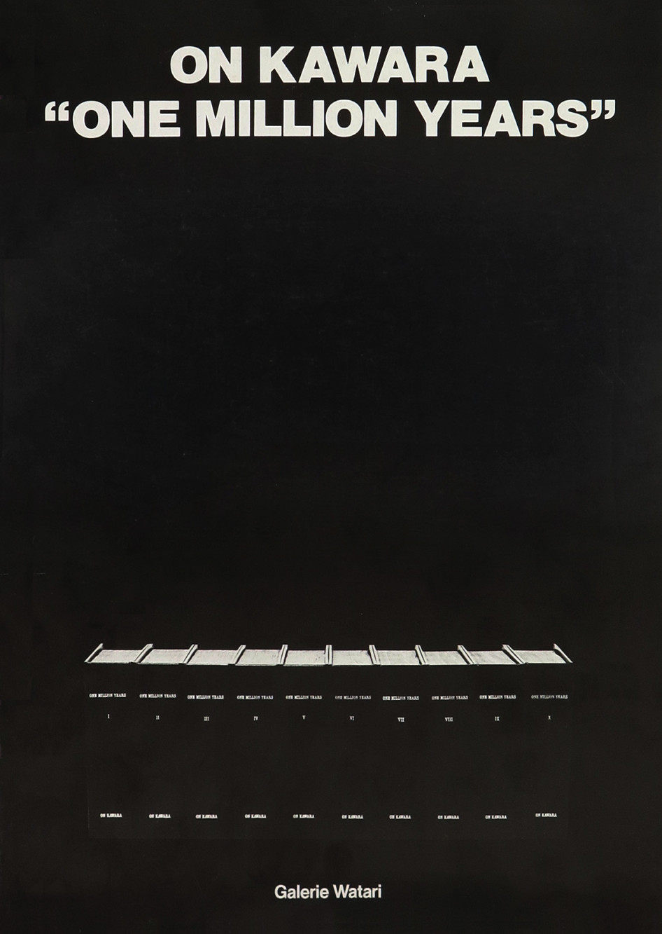 On Kawara: One Million Years 