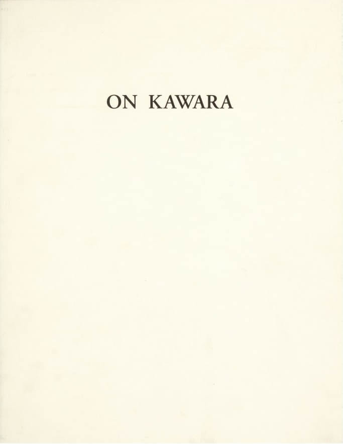  On Kawara: Date Painting