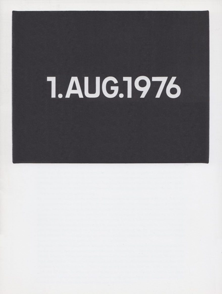 On Kawara: Consciousness - Meditation - Watcher on the Hills / Karola Grässlin, Lucy Lippard