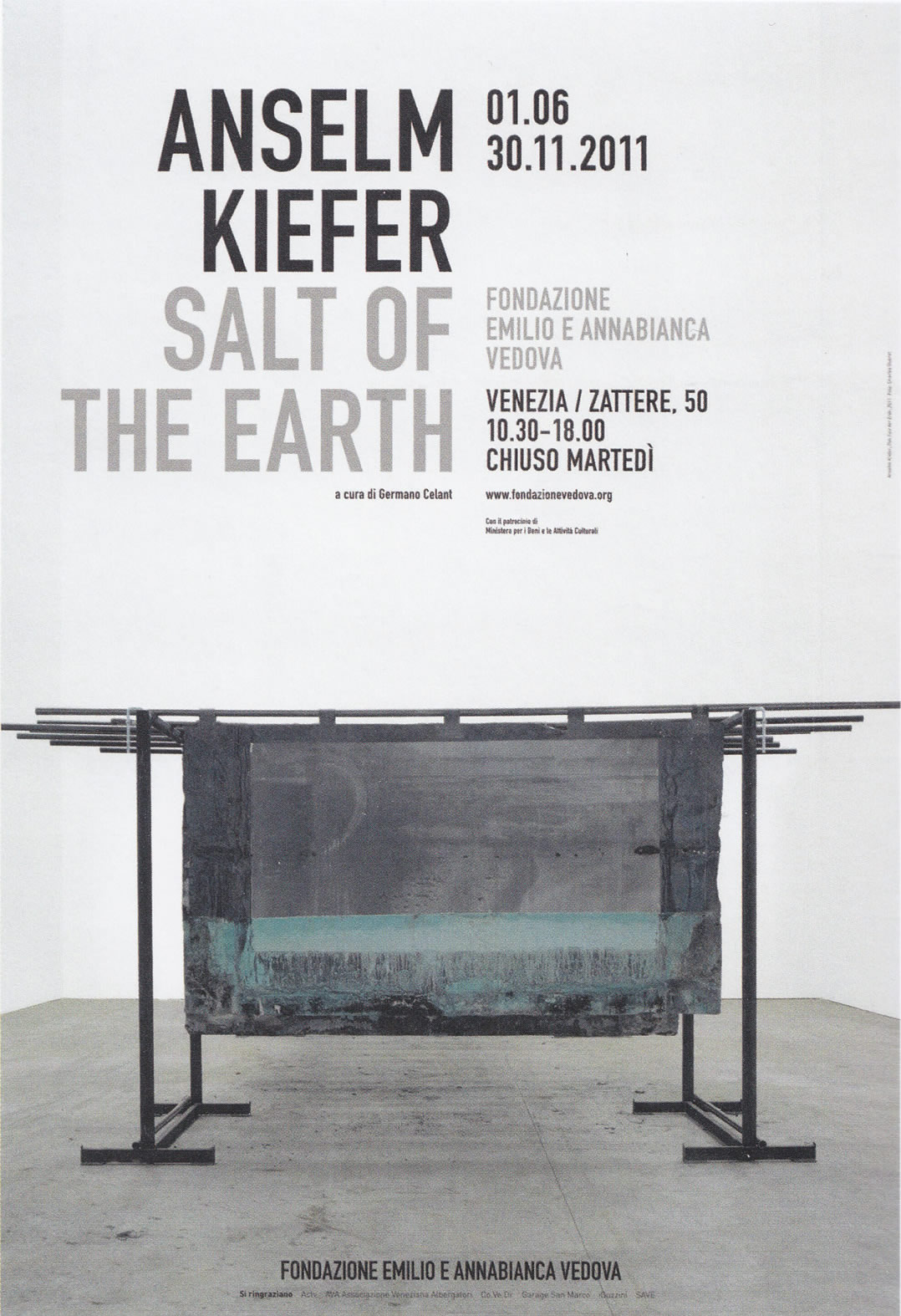 Salt of the Earth. Foundazione Vedova, Venice. 2011