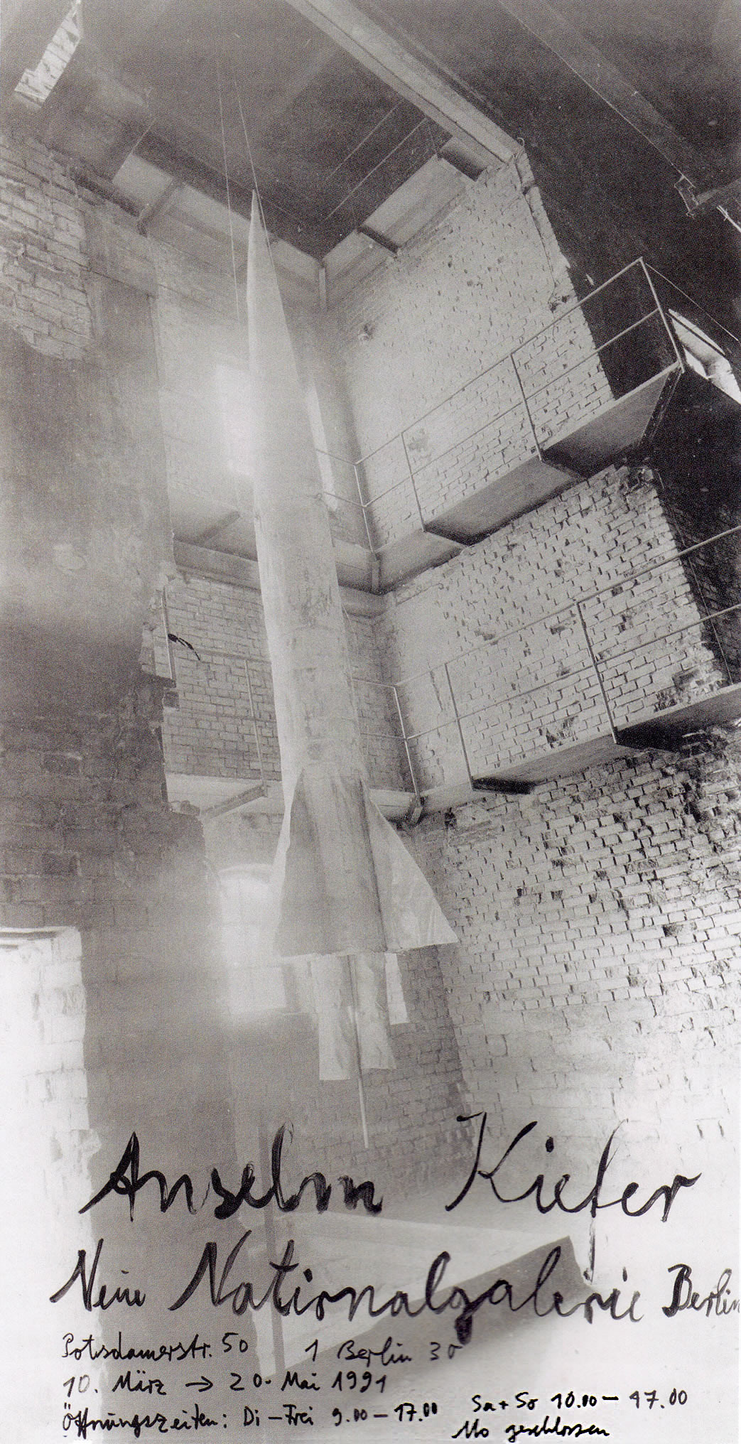 Anselm Kiefer. Neue Nationalgalerie, Berlin. 1991