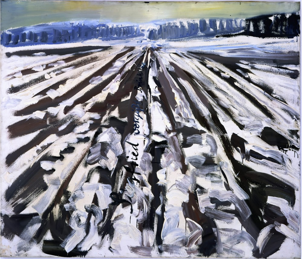 Anselm Kiefer. Siegfried vergißt Brünhilde (Siegfried forgets Brünhilde), 1975.
