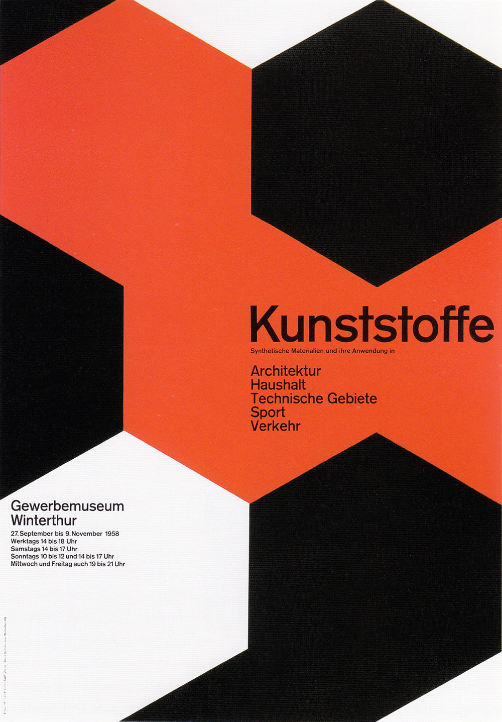 Richard Paul Lohse: Kunststoffe - Gewerbemuseum Winterthur, 1958