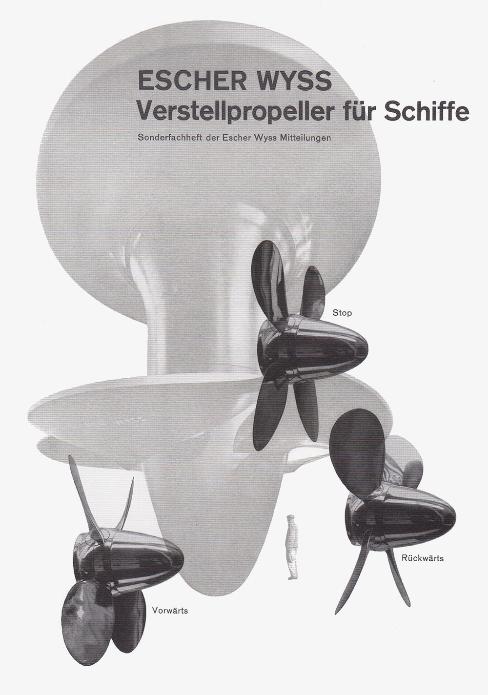 Richard Paul Lohse: Escher Wyss AG, Verstellpropeller für Schiffe, 1945