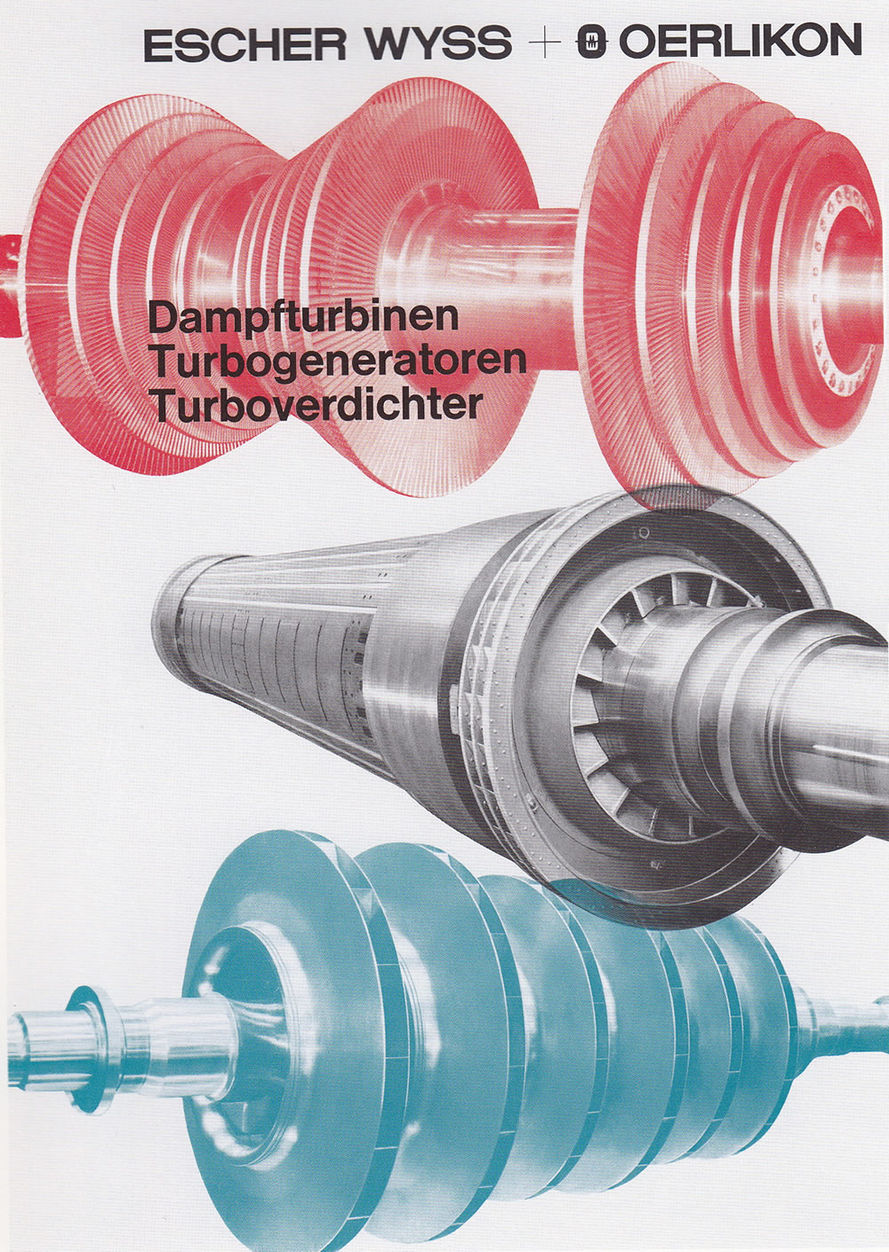 Richard Paul Lohse: Escher Wyss + Oerlikon, Dampfturbinen, 1964