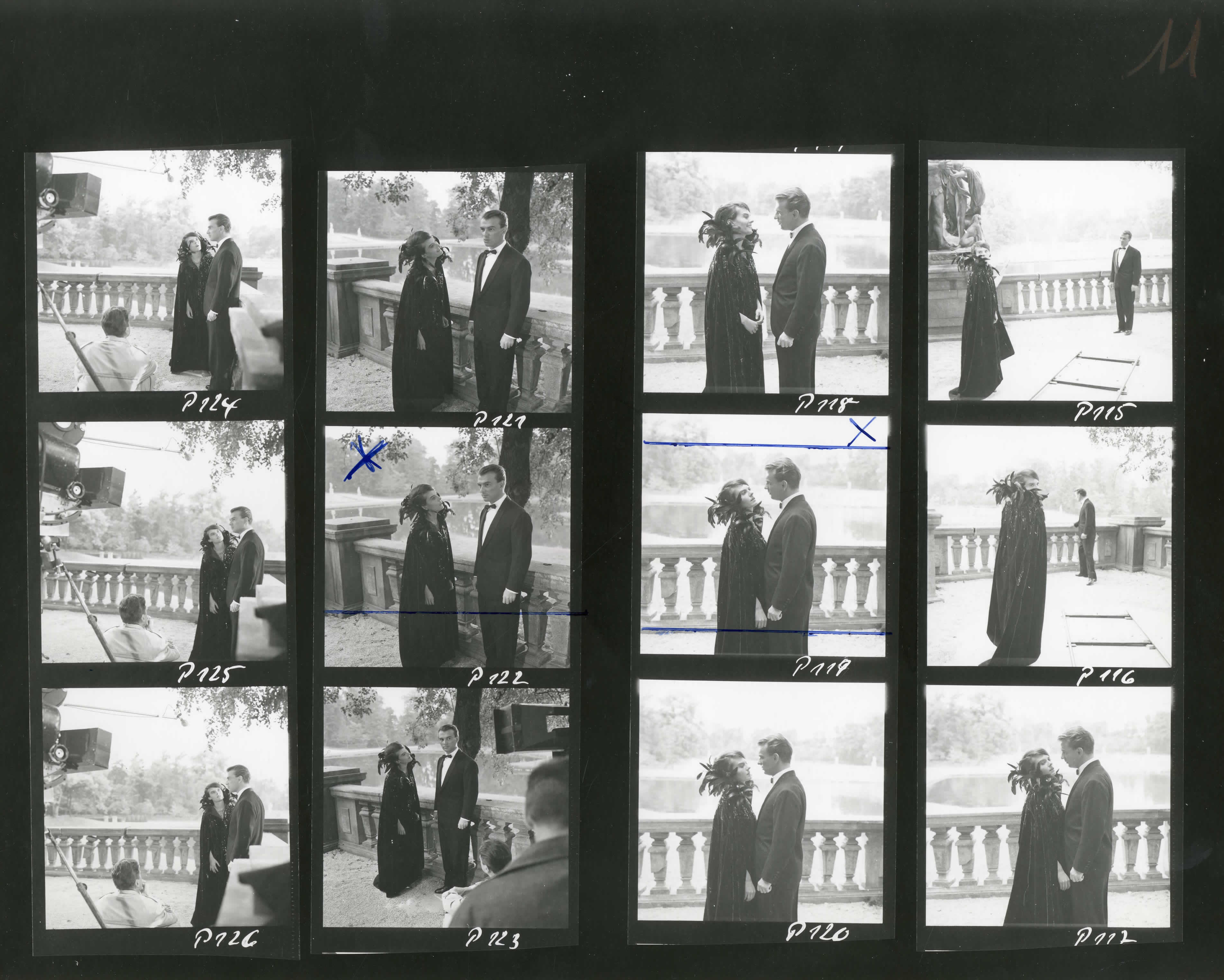 Last Year at Marienbad (1961), contact sheet.