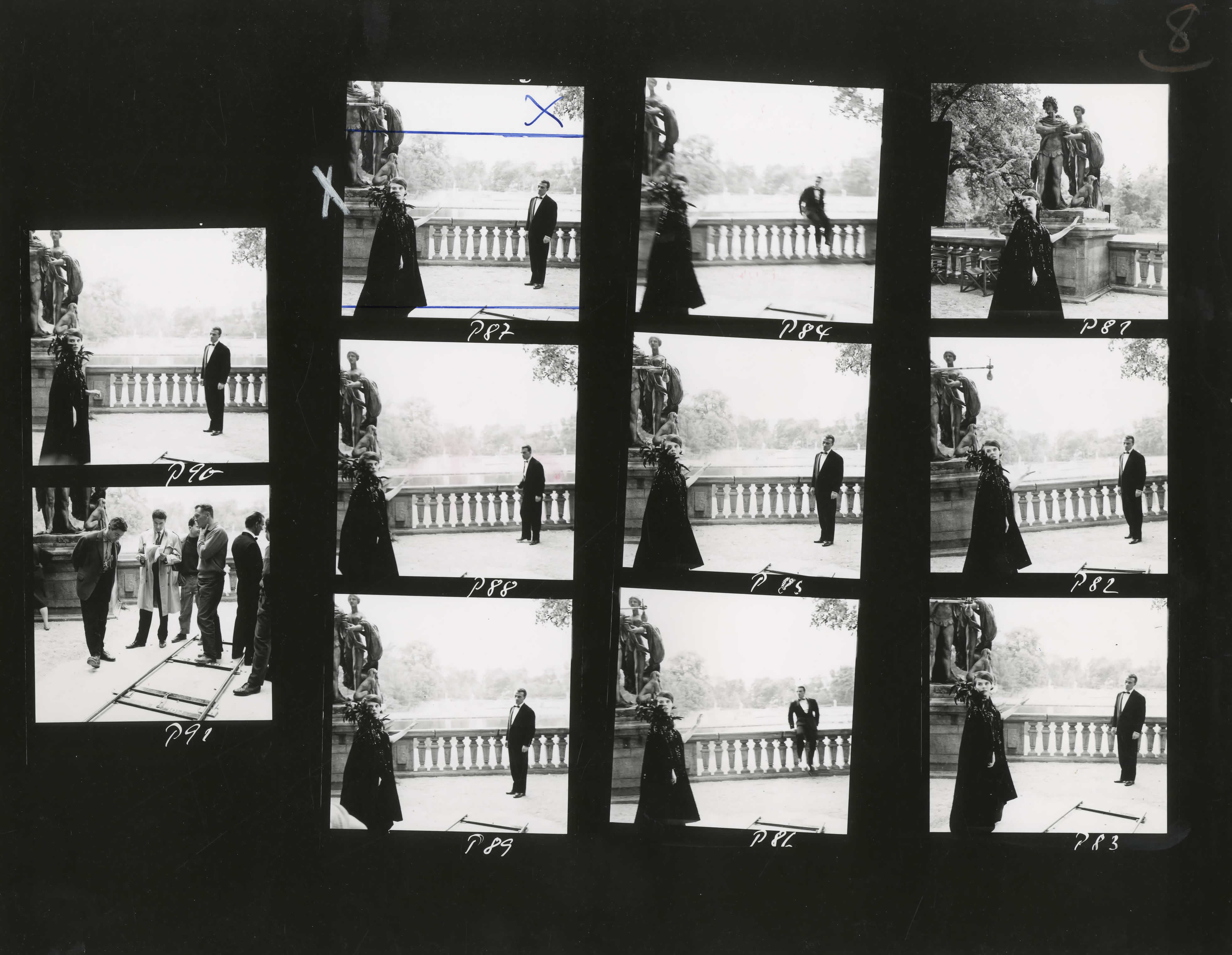 Last Year at Marienbad (1961), contact sheet.