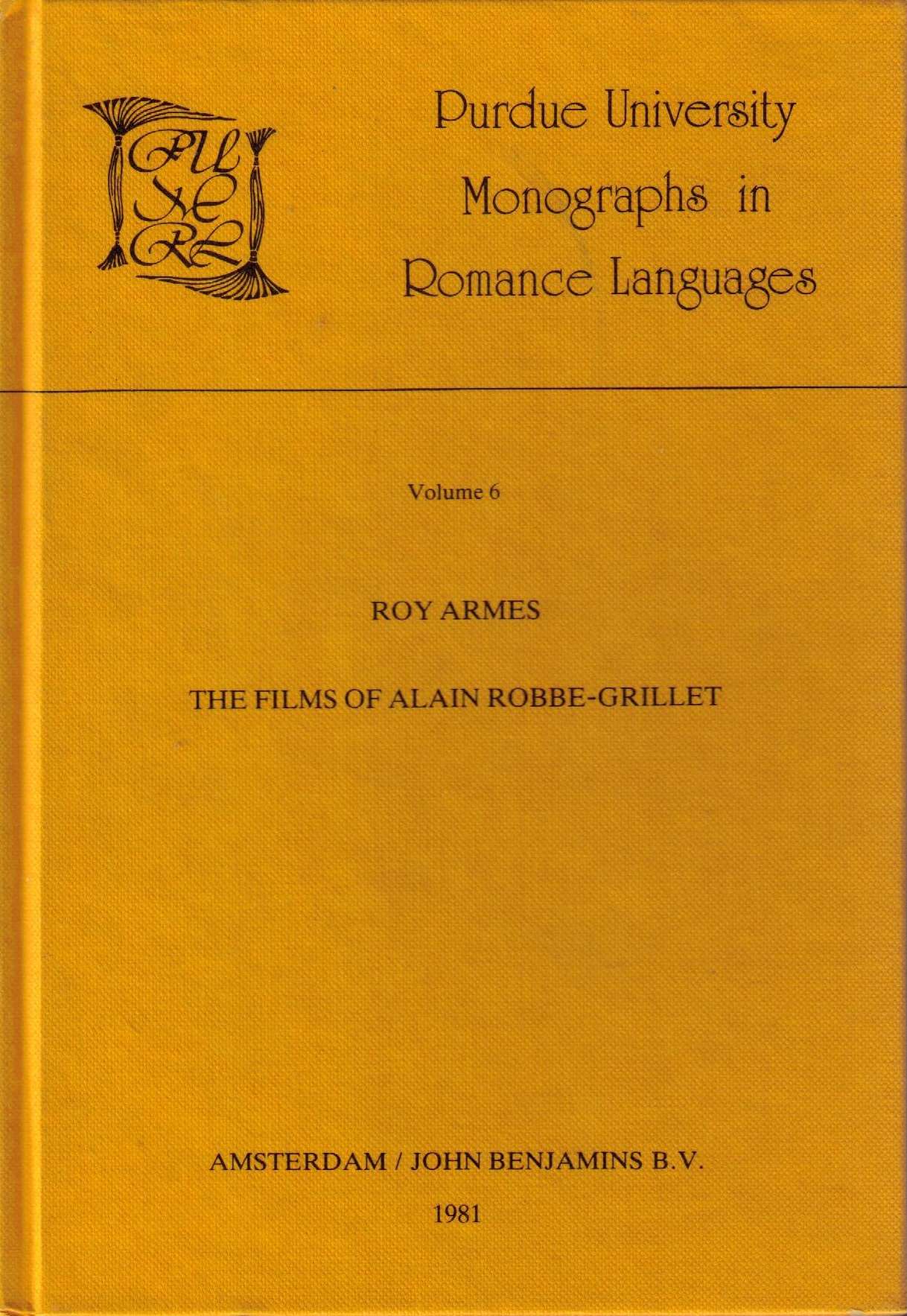 The Films of Alain Robbe-Grillet