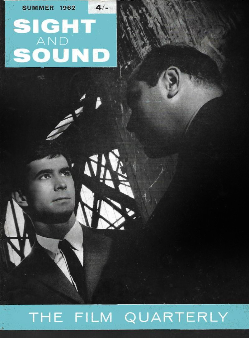 Sight and Sound, Summer, 1962